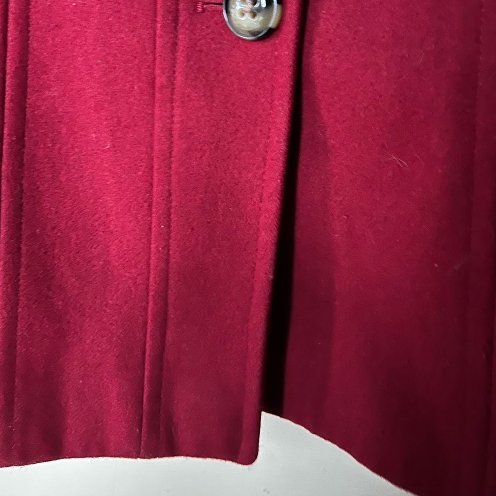 London Fog wool blend Red Women's Coat S - Picture 9 of 9